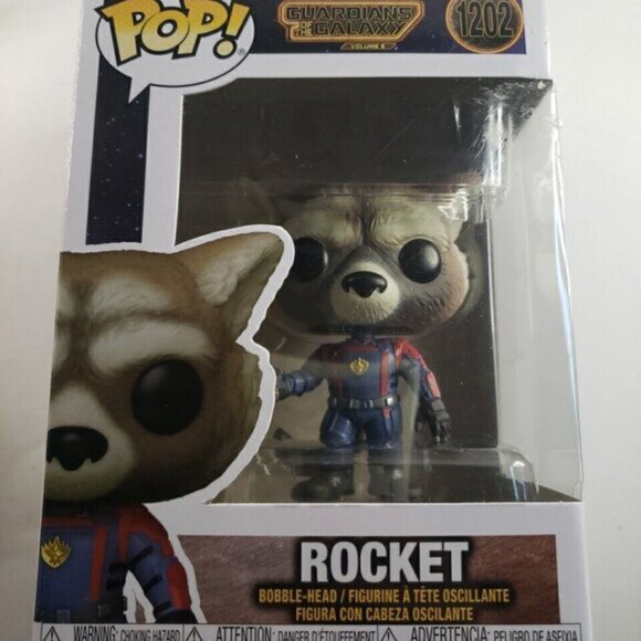 Funko POP! Marvel: Guardians of The Galaxy Volume 3 - Rocket Vinyl Figure #1202 - Picture 1 of 2
